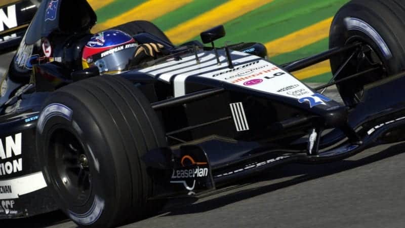 AUTO - F1 2001 - BRAZILIAN GRAND-PRIX 010401 - SAO PAULO - PHOTO: GILLES LEVENT / DPPI FERNANDO ALONSO (SPA) / EUROPEAN MINARDI #