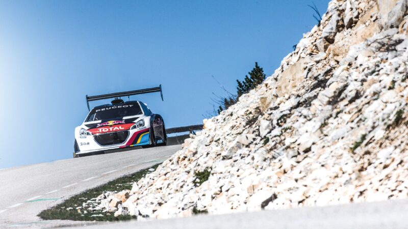 Peugeot 208 T16 of Sebastien Loeb on Pike's Peak