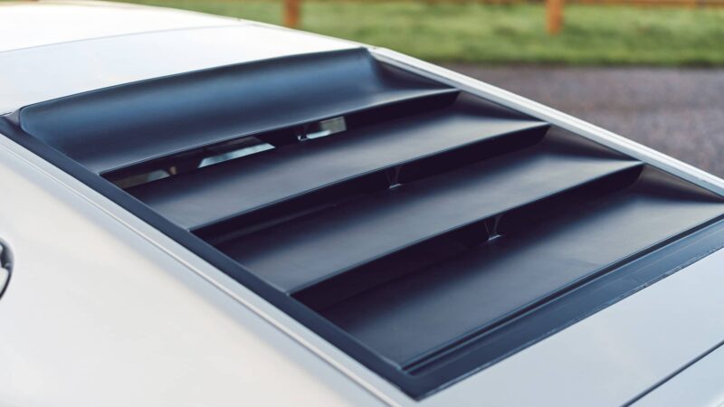 Rear window louvre of Lotus Esprit owned by Colin Chapman