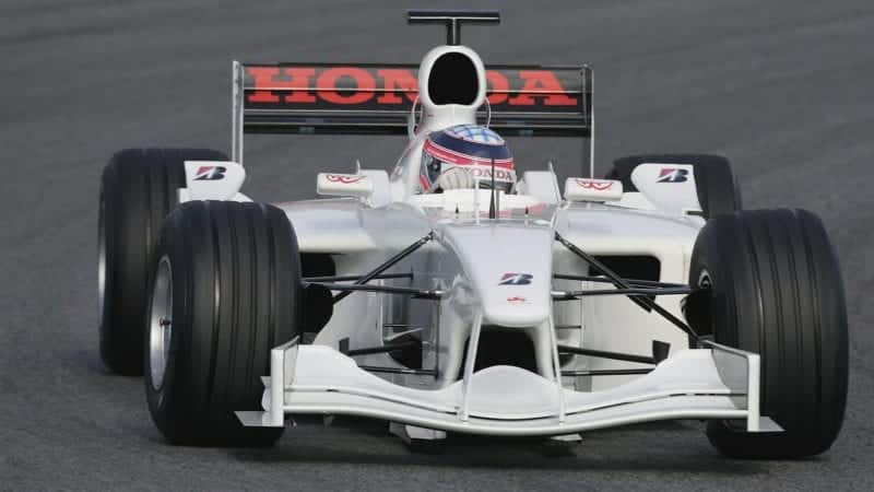 BARCELONA, SPAIN - FEBRUARY 21: Takuma Sato of Japan and team Super Aguri F1 in action during Formula One testing at the Circuit De Catalunya, on February 21 2006 in Barcelona Spain (Photo by Mark Thompson/Getty Images)