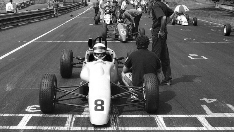 Jan Magnussen in a Van Diemen at Oulton Park in 1992