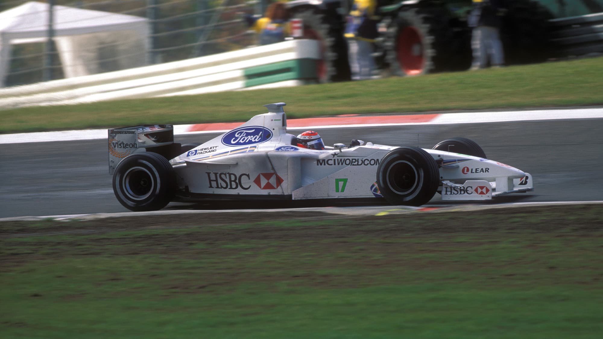 Johnny Herbert in 1999 Stewart SF3