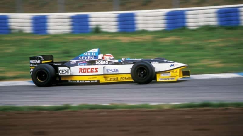 Tom Kristensen 1997 Minardi F1 test