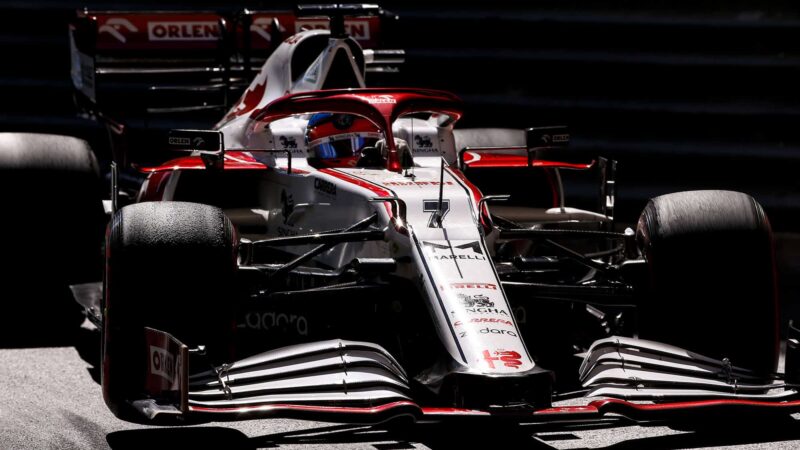 07 RAIKKONEN Kimi (fin), Alfa Romeo Racing ORLEN C41, action during the 2021 Formula One World Championship, Grand Prix of Monaco from on May 20 to 23 in Monaco - Photo DPPI