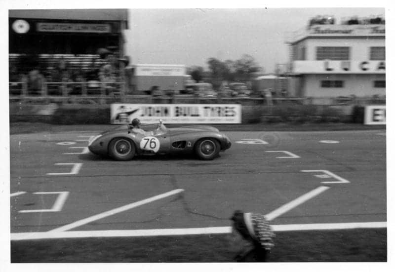 Aston Martin DBR1 of Jim Clark at Goodwood 1960