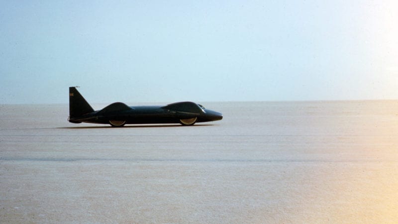Donald Campbell Bluebird on Lake Eyre in 1964