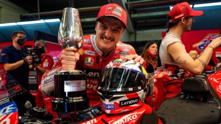 Miller’s MotoGP journey: from scrounging used tyres from bins to MotoGP title contender