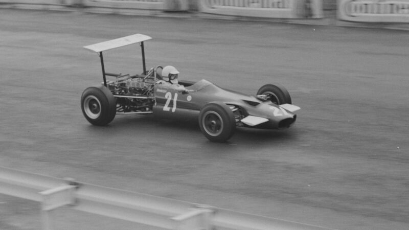 Lotus 59B of Max Mosley at the Nurburgring Eifelrennen in 1969