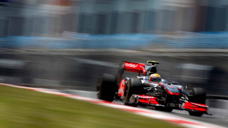 McLaren of Lewis Hamilton in the 2010 Turkish Grand Prix