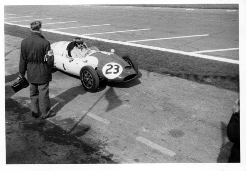 Yeoman Credit Cooper of Chris Bristow at Goodwood 1960