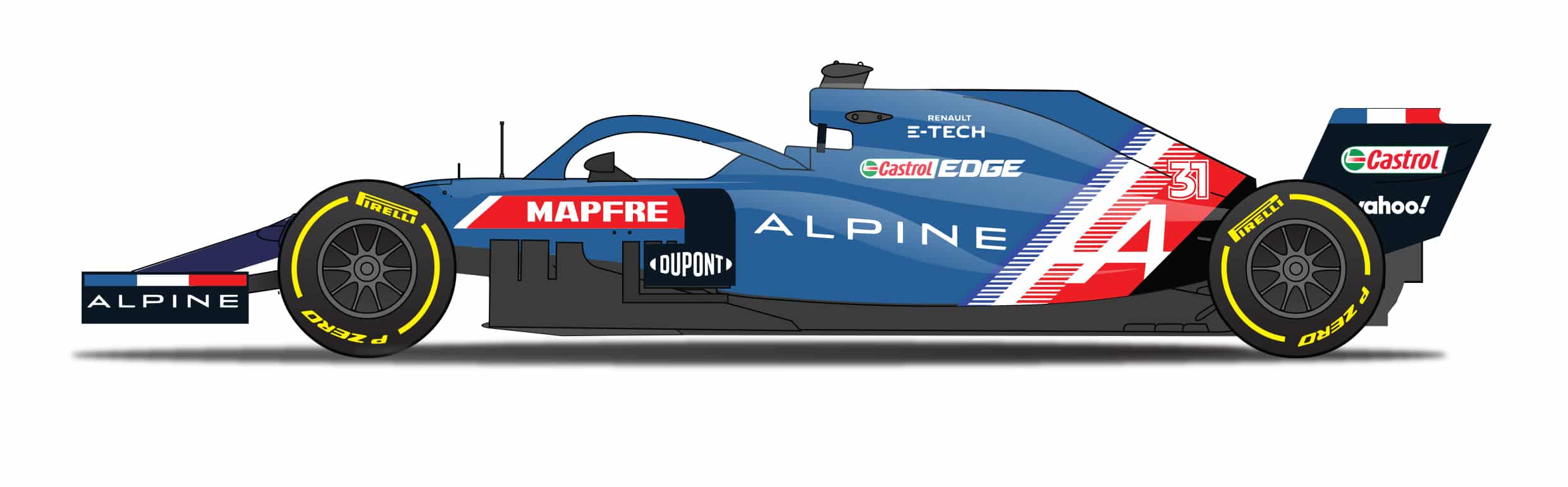 Esteban Ocon Alpine side