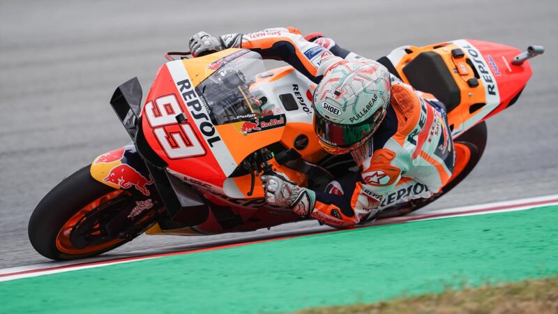 Marc Marquez in the 2021 MotoGP Catalan Grand Prix