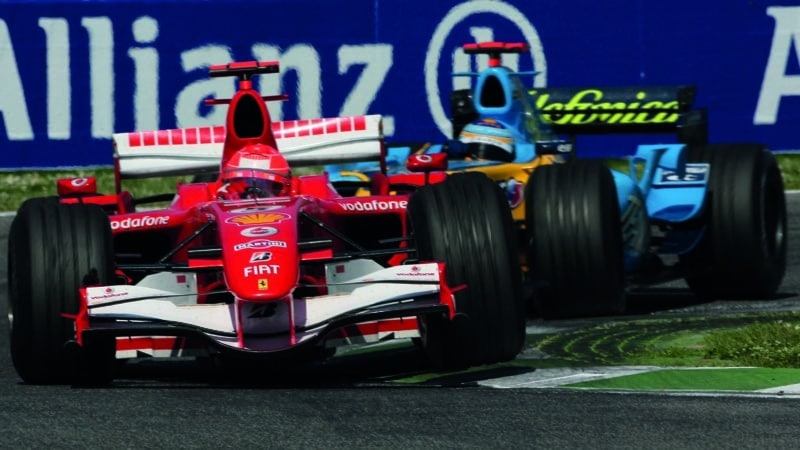 Michael-Schumacher-and-Fernando-Alonso-at-the-2006-San-Marino-Grand-Prix
