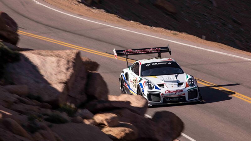 Romain Dumas on Pike's Peak in 2021