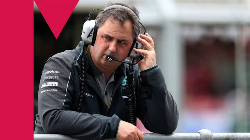 NORTHAMPTON, ENGLAND - JULY 05: Mercedes Sporting Director Ron Meadows looks on during final practice ahead of the British Formula One Grand Prix at Silverstone Circuit on July 5, 2014 in Northampton, United Kingdom. (Photo by Mark Thompson/Getty Images)