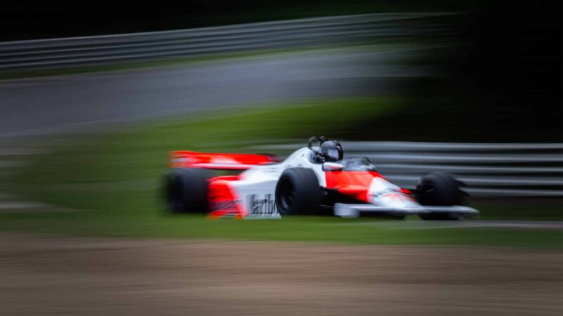 Still dominating: John Watson's Detroit GP-winning McLaren MP4/1