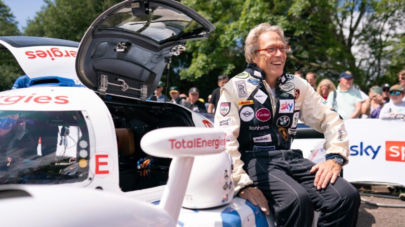 Duke of Richmond with Mission H24 car