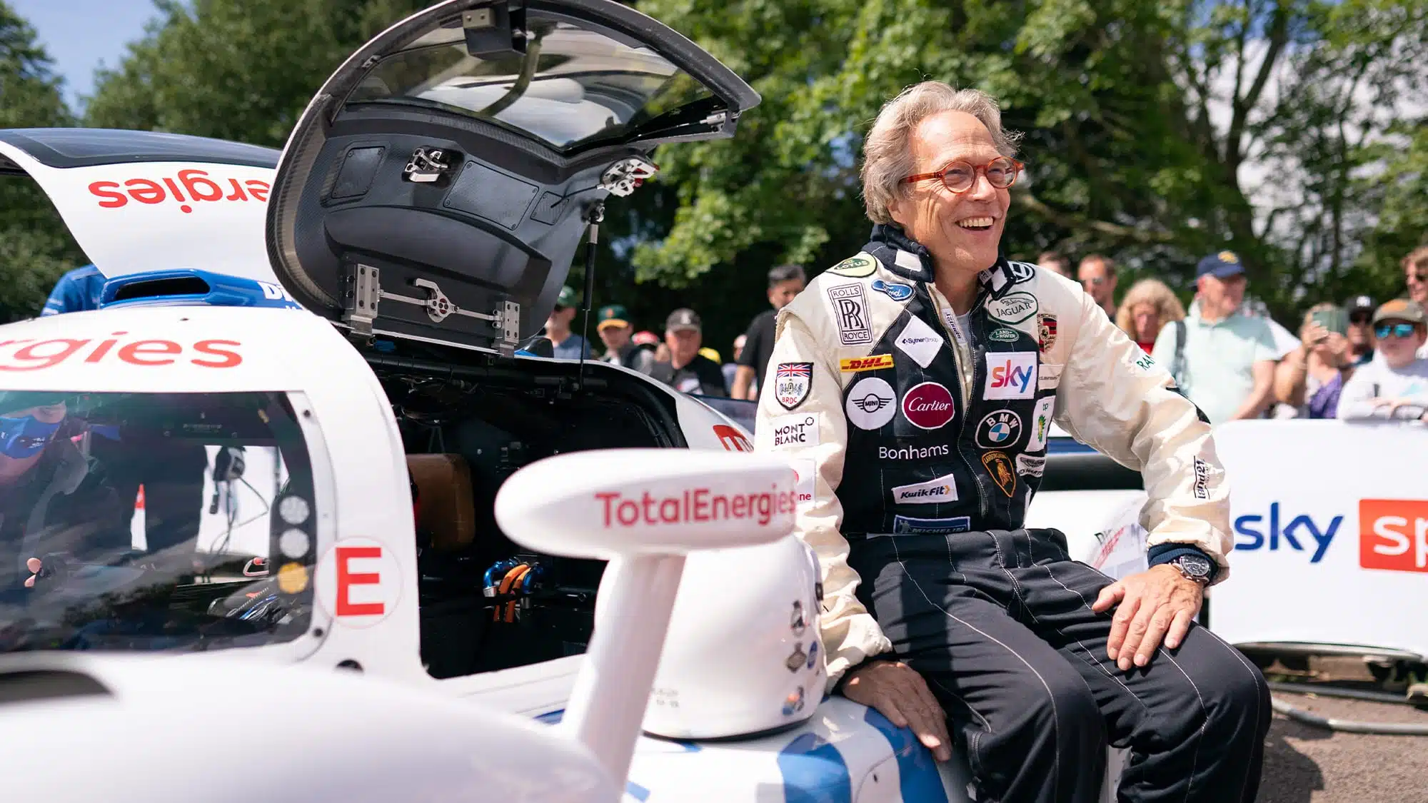 Duke of Richmond with Mission H24 car
