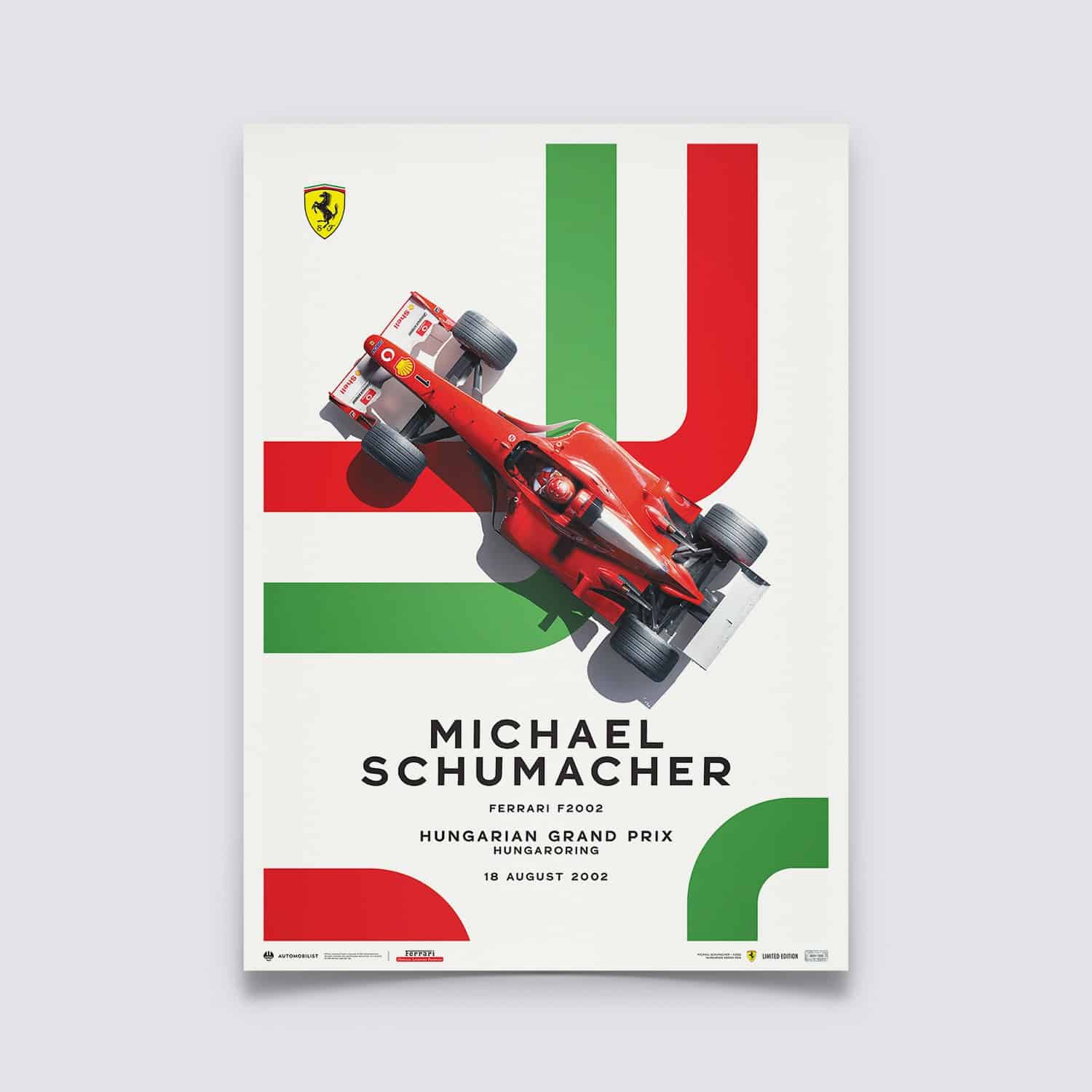 Ferrari F2002 - Michael Schumacher - Hungarian Grand Prix - 2002 | Limited Edition