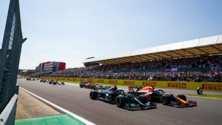 Max Verstappen crashes out of British GP after ‘dirty driving’ clash with Lewis Hamilton