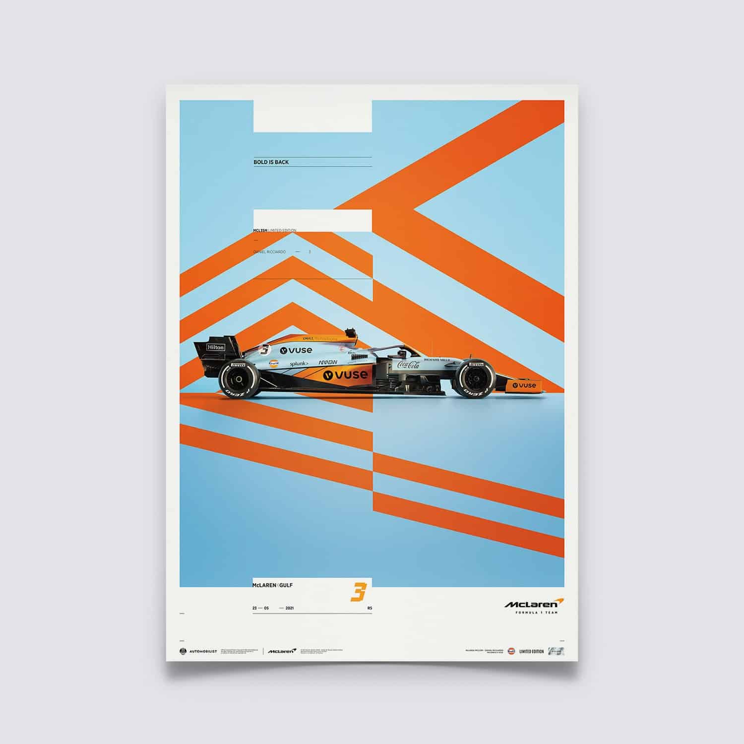 McLaren x Gulf - Daniel Ricciardo - 2021 | Limited Edition