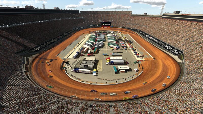 Bristol Speedway dirt track in iracing