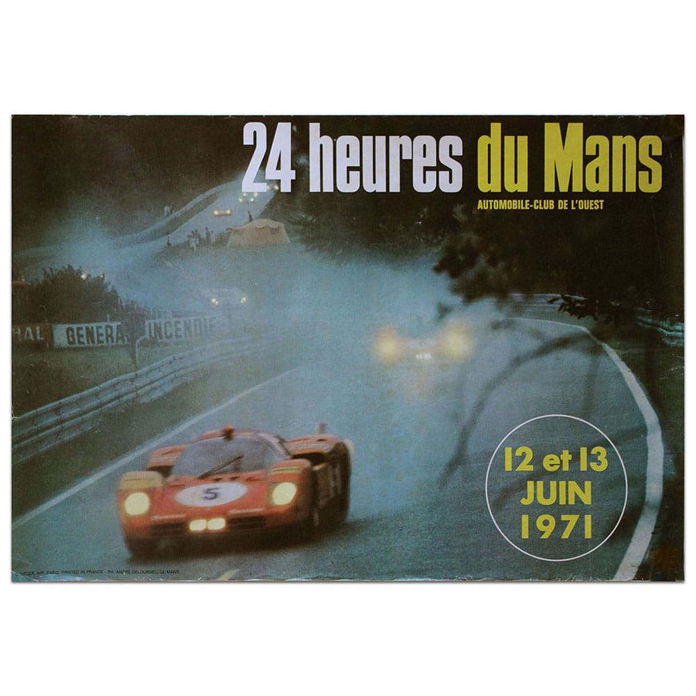 Le Mans 24 Hours 1971 Poster | Original vintage poster