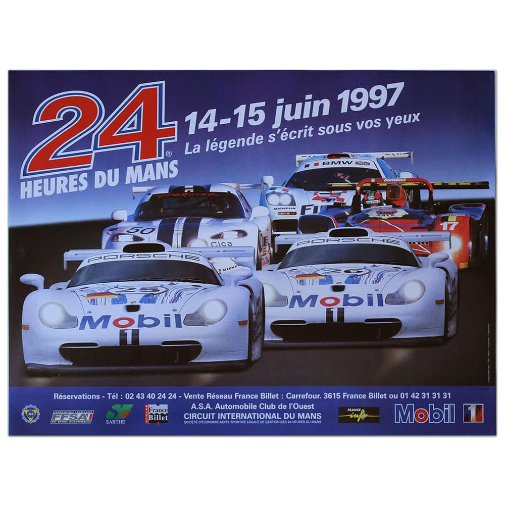 Le Mans 24 Hours 1997 Poster | Original vintage poster