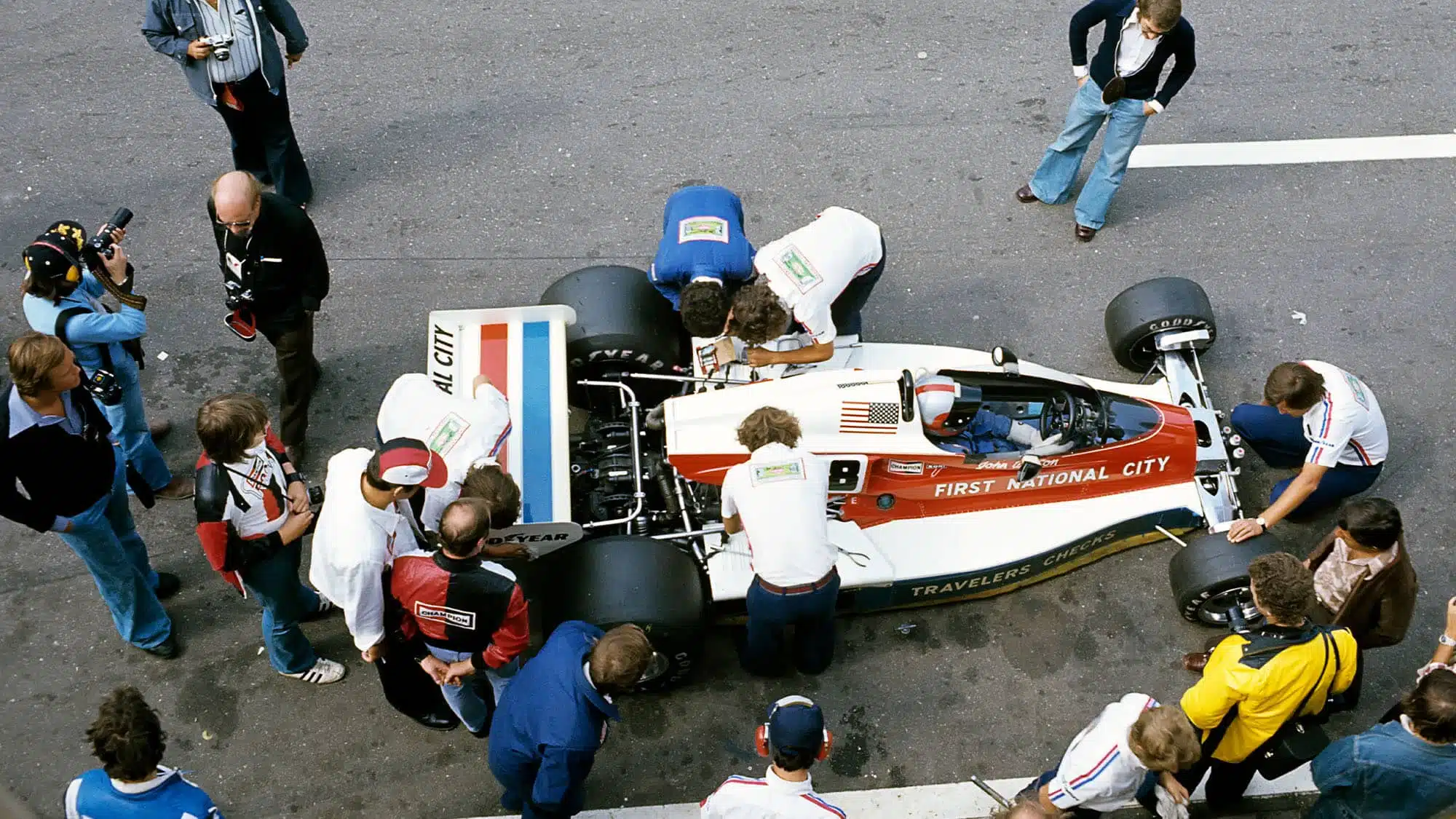 John Watson, Penske-Ford PC4, Grand Prix of the Netherlands, Circuit Park Zandvoort, 29 August 1976. (Photo by Paul-Henri Cahier /Getty Images)