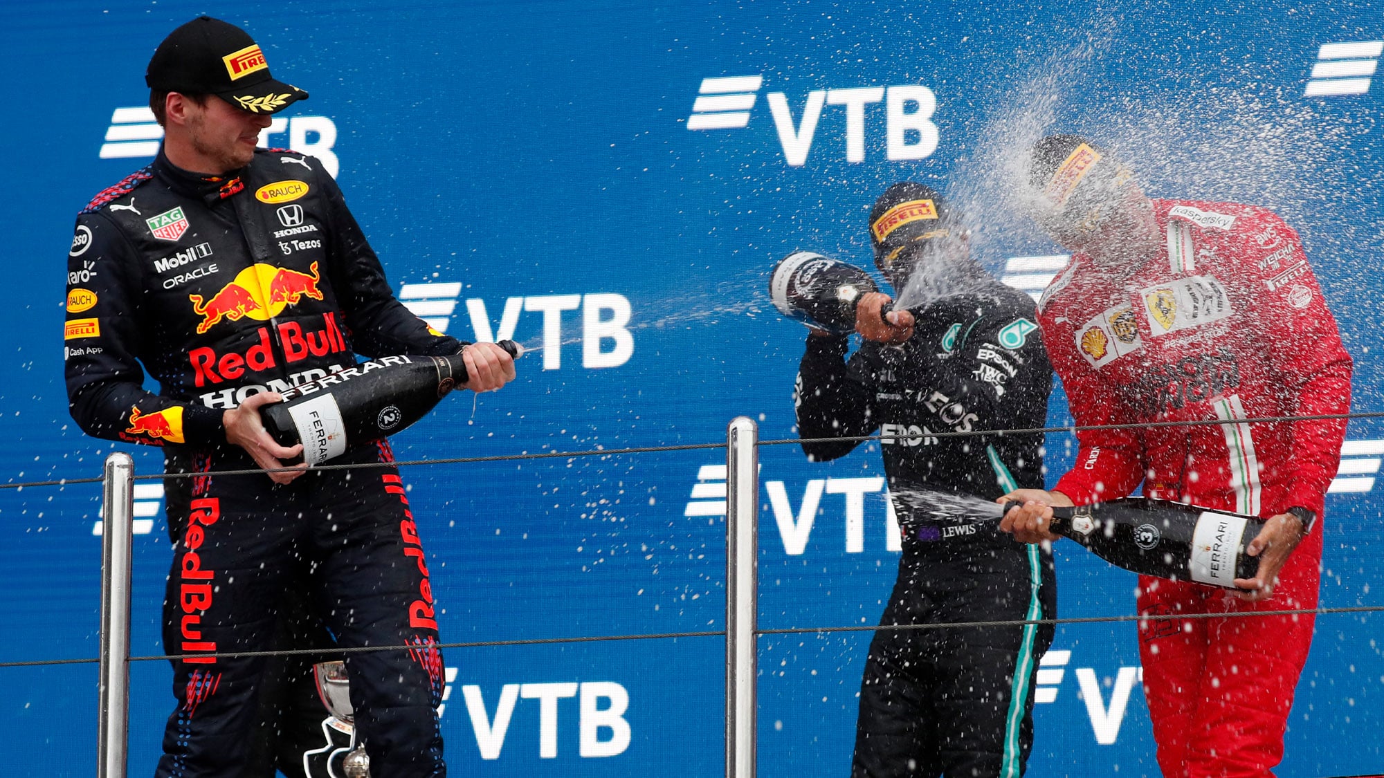 2021 Russian GP podium