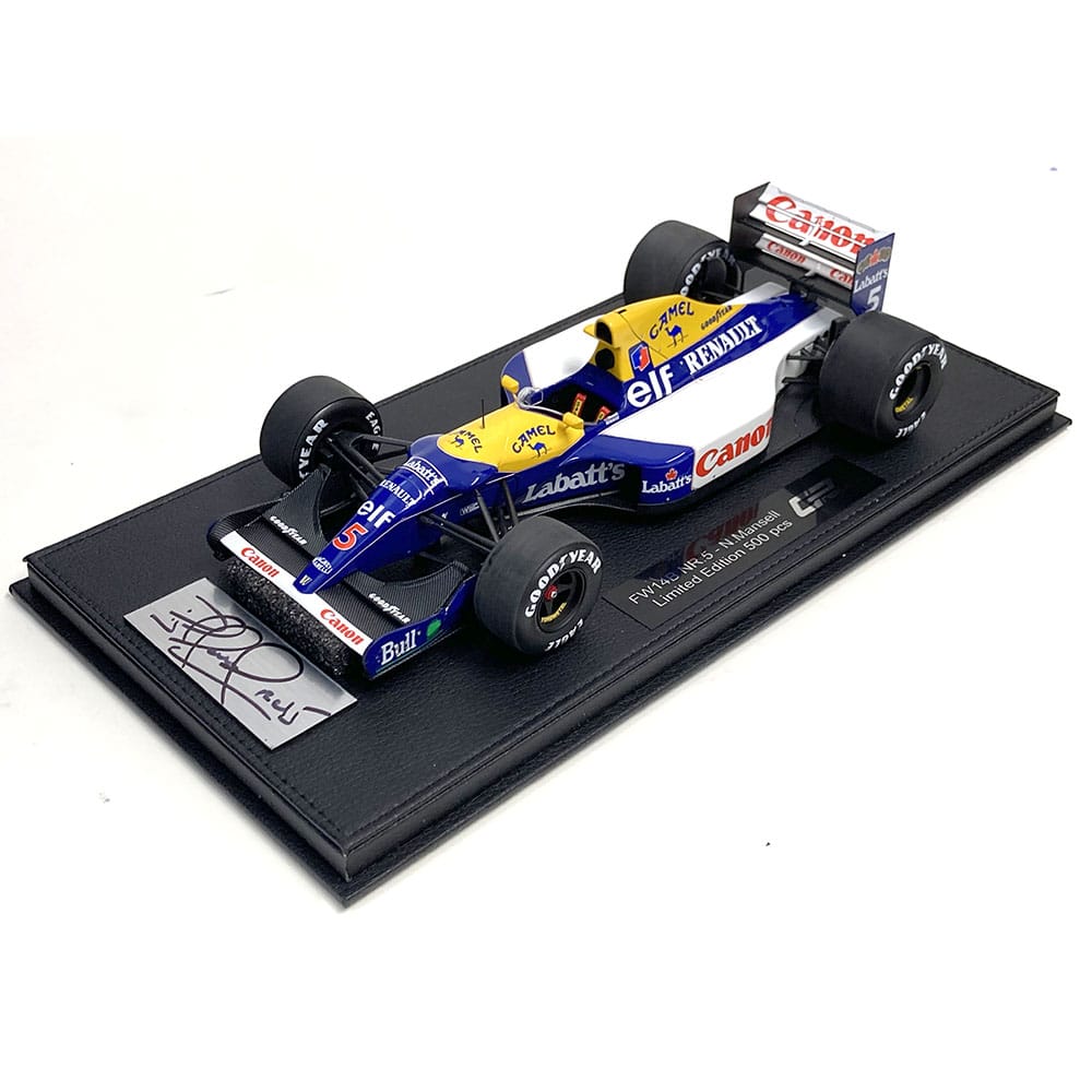 Nigel Mansell signed 1/18 Williams FW14B | Model Car