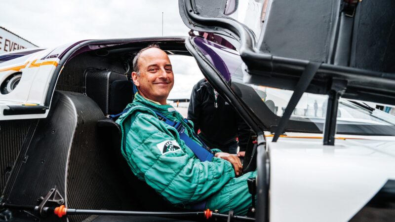 Andrew Frankel in Jaguar XJR-8