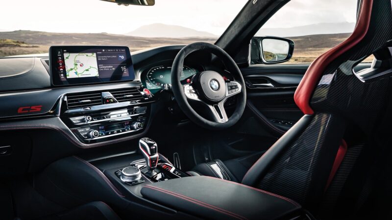 BMW M5 CS interior