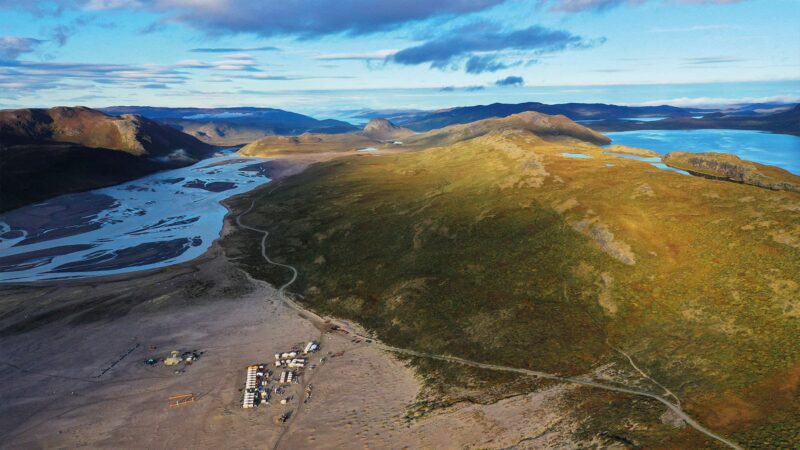 Extreme E race start location in Greenland