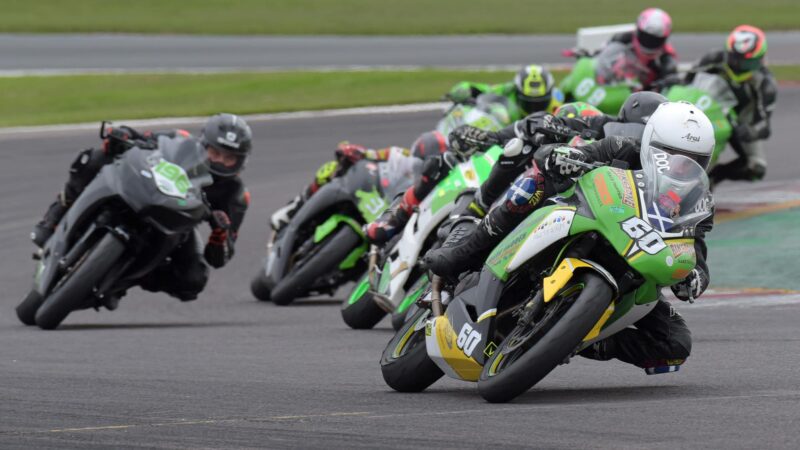 Lennon Docherty leads at Donington BMCRC