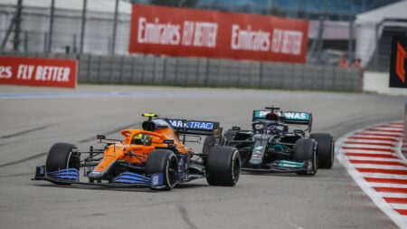 The Russian roulette wheel that cost Norris a debut F1 win
