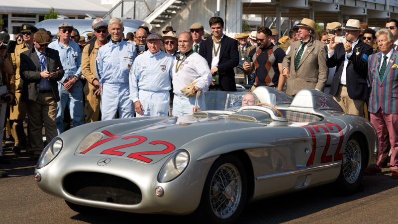 Stirling Moss's Mille Miglia-winning Mercedes makes its Stirling Moss's Mille Miglia-winning Mercedes makes its