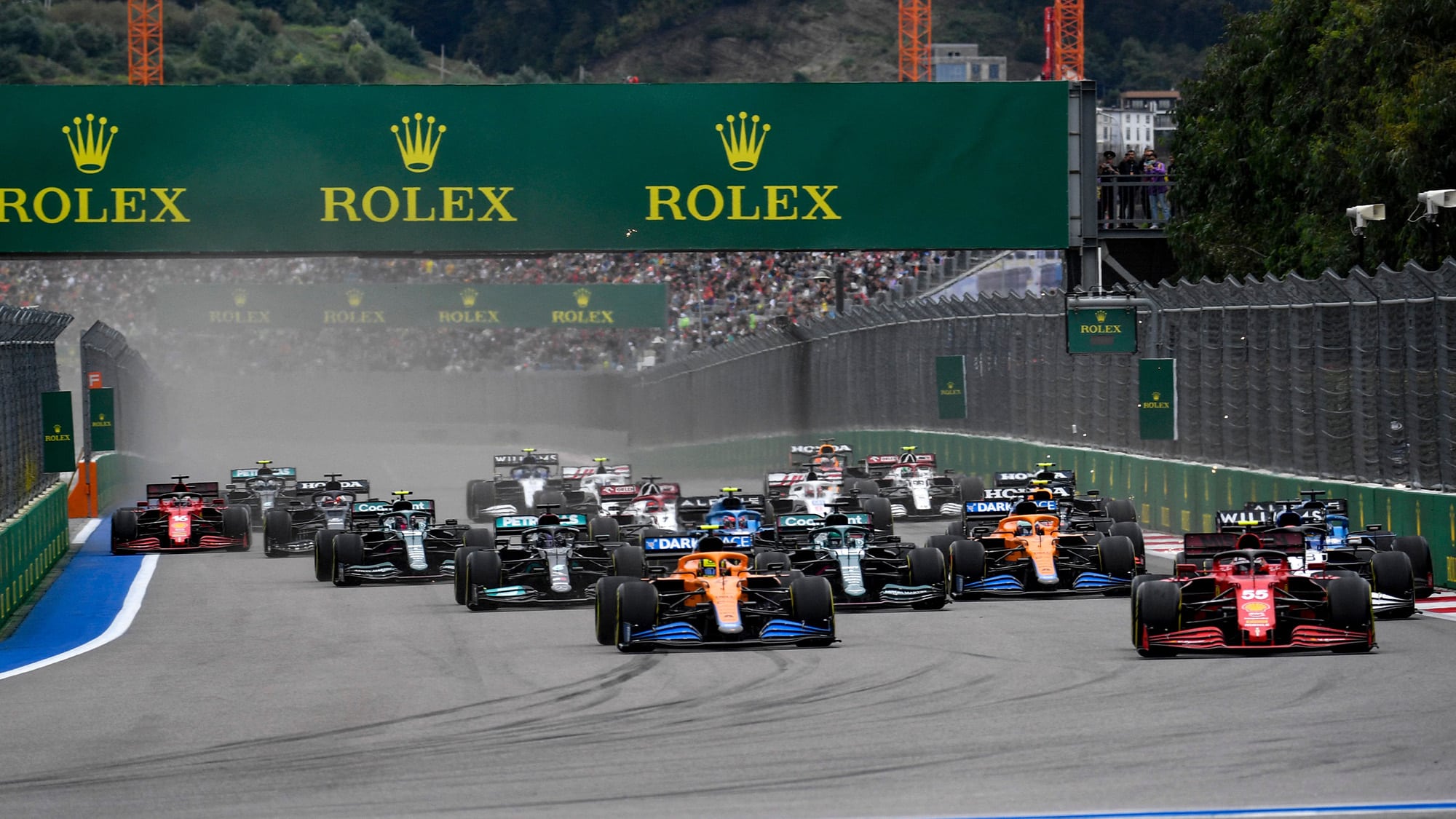 Start of 2021 Russian GP