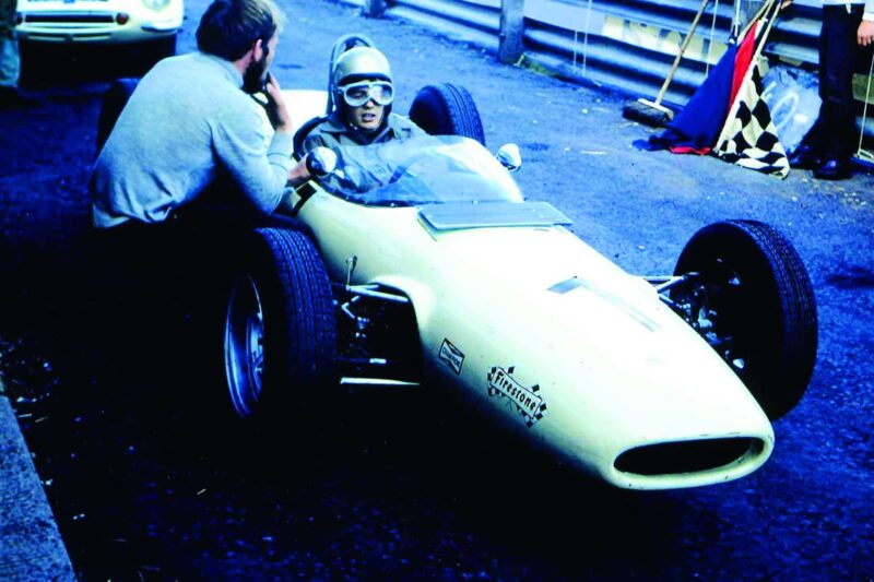 Tony Jardine in single-seater at Mallory Park