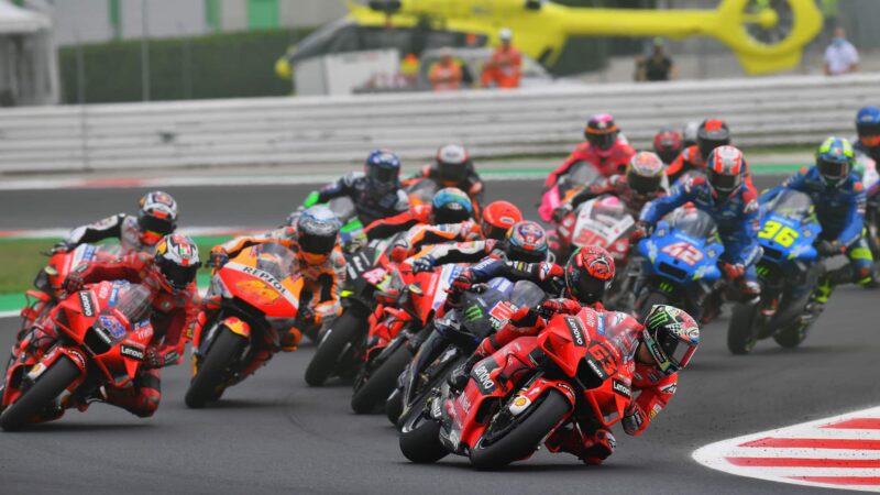 2021 MotoGP Misano lap one