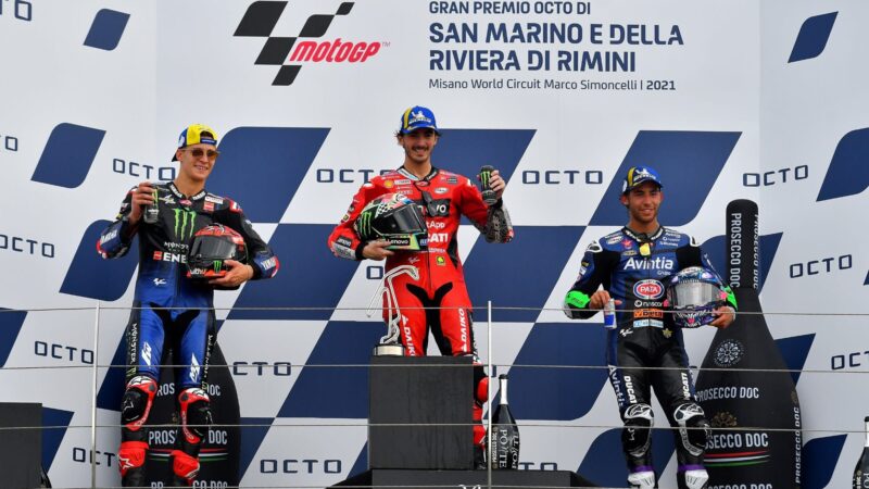 Misano 2021 podium