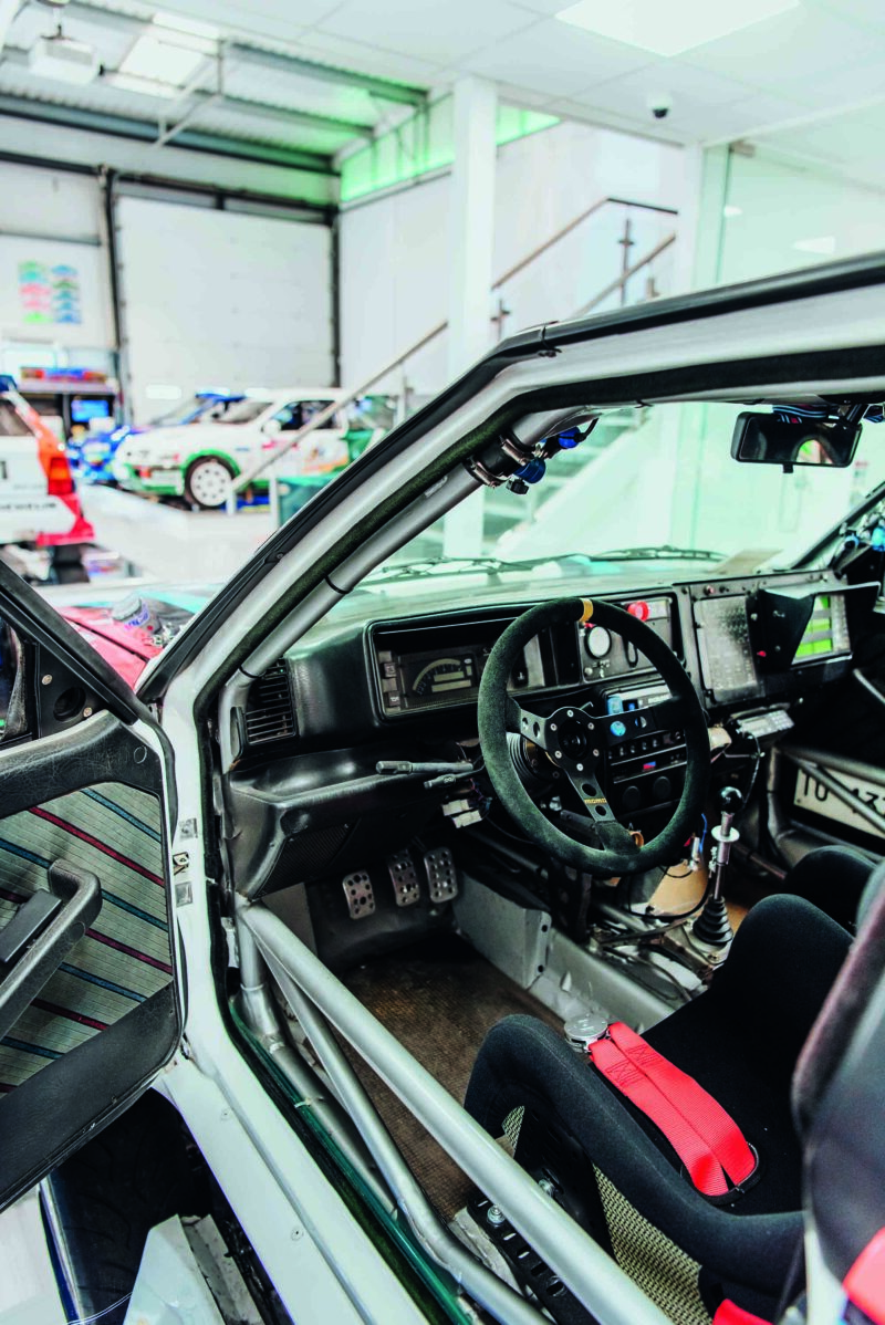 Cockpit of Lancia Delta Integrale