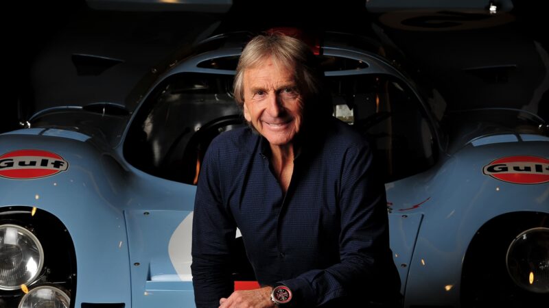 Derek Bell with Gulf Porsche 917