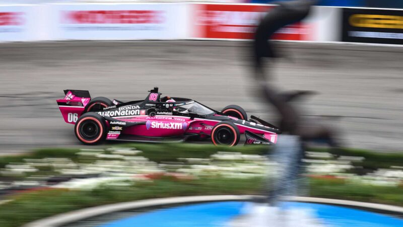 Helio Castroneves at Long Beach