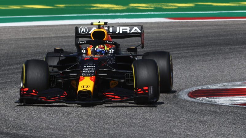 Sergio Perez at the 2021 US Grand Prix