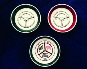 Steering Wheel Club pin trays