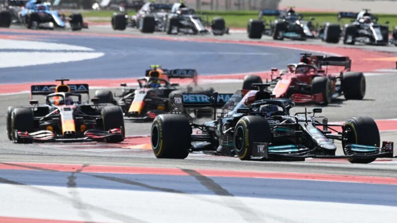 Start of the 2021 United States Grand Prix