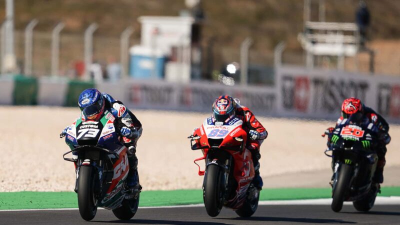 Alex Marquez leads Jorge Martin and Fabio Quartararo