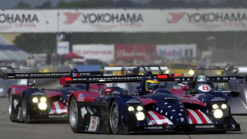 N¡ 50 - MAGNUSSEN - BRABHAM - VAN DE POELE / PANOZ LMP01 - ACTION AUTO - ALMS 2002 - 12 HOURS OF SEBRING 20020316 - PHOTO : JEAN MICHEL LE MEUR / DPPI