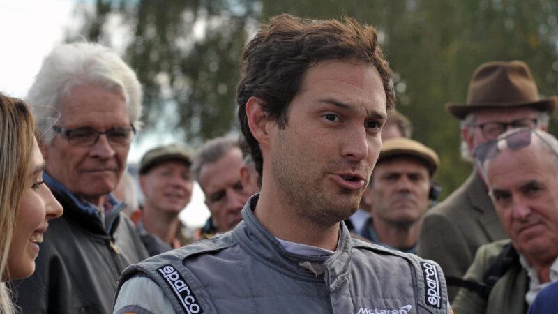 Bruno Senna in Goodwood paddock